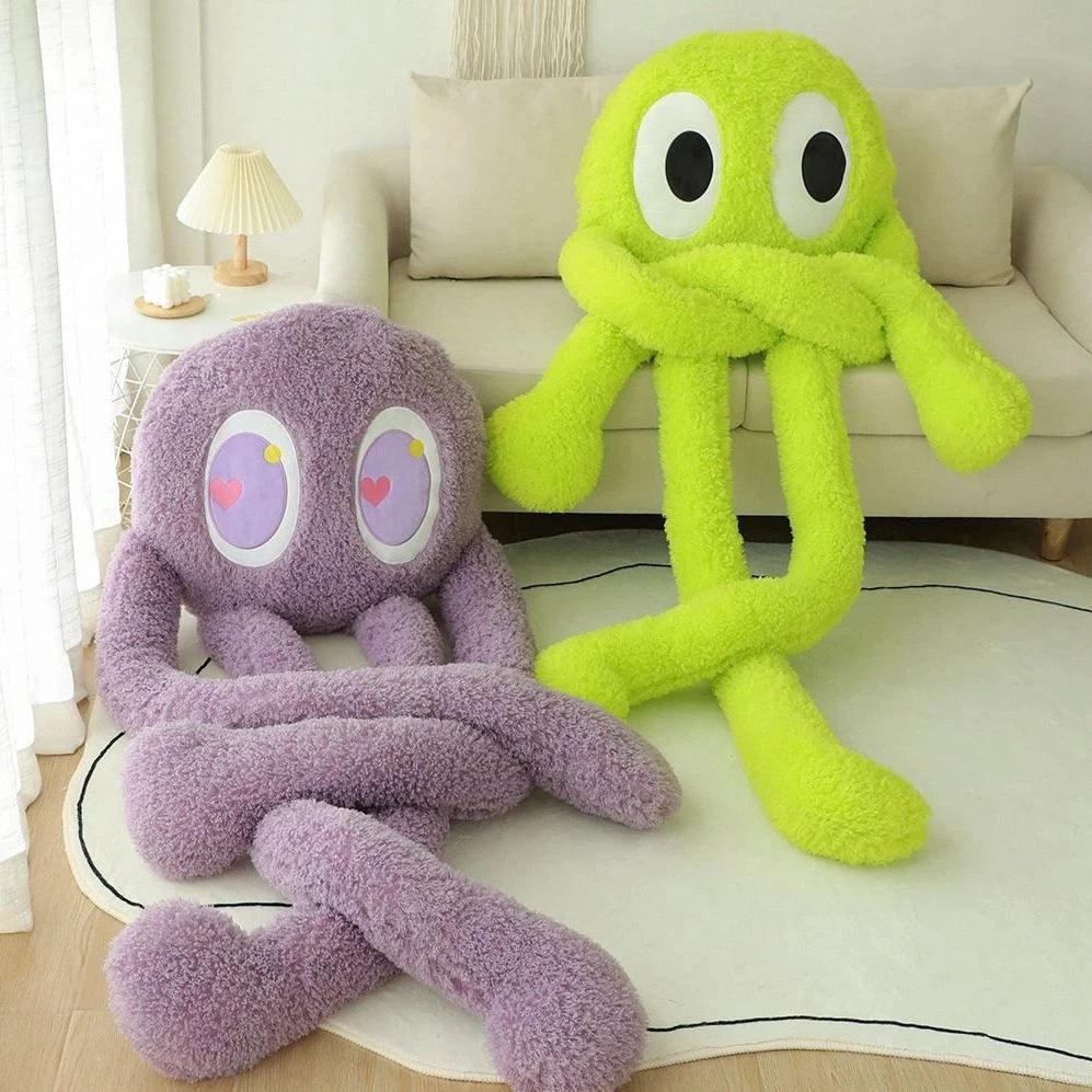  Giant Alien Monster Plush Throw Pillow With Long Arms 