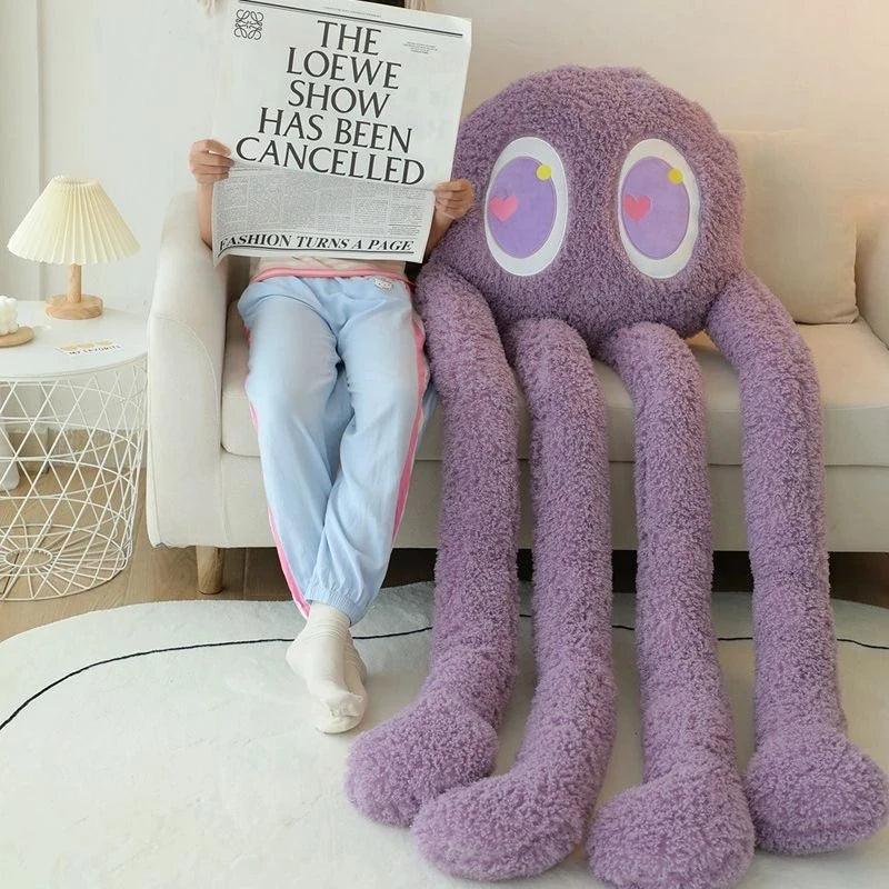  Giant Alien Monster Plush Throw Pillow With Long Arms 