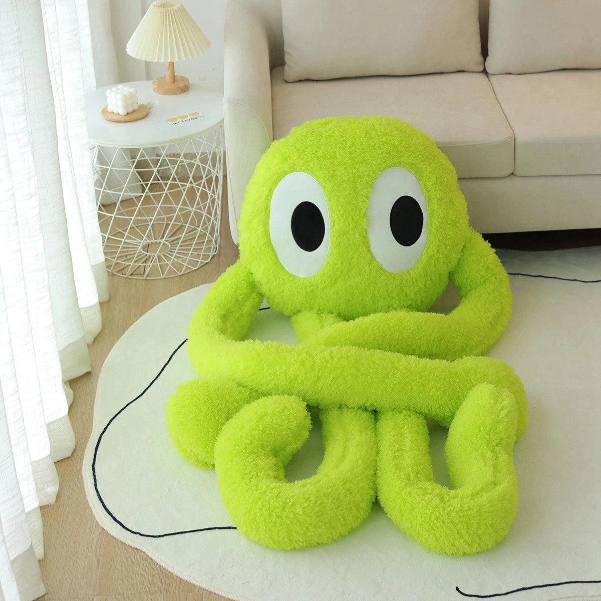  Giant Alien Monster Plush Throw Pillow With Long Arms 
