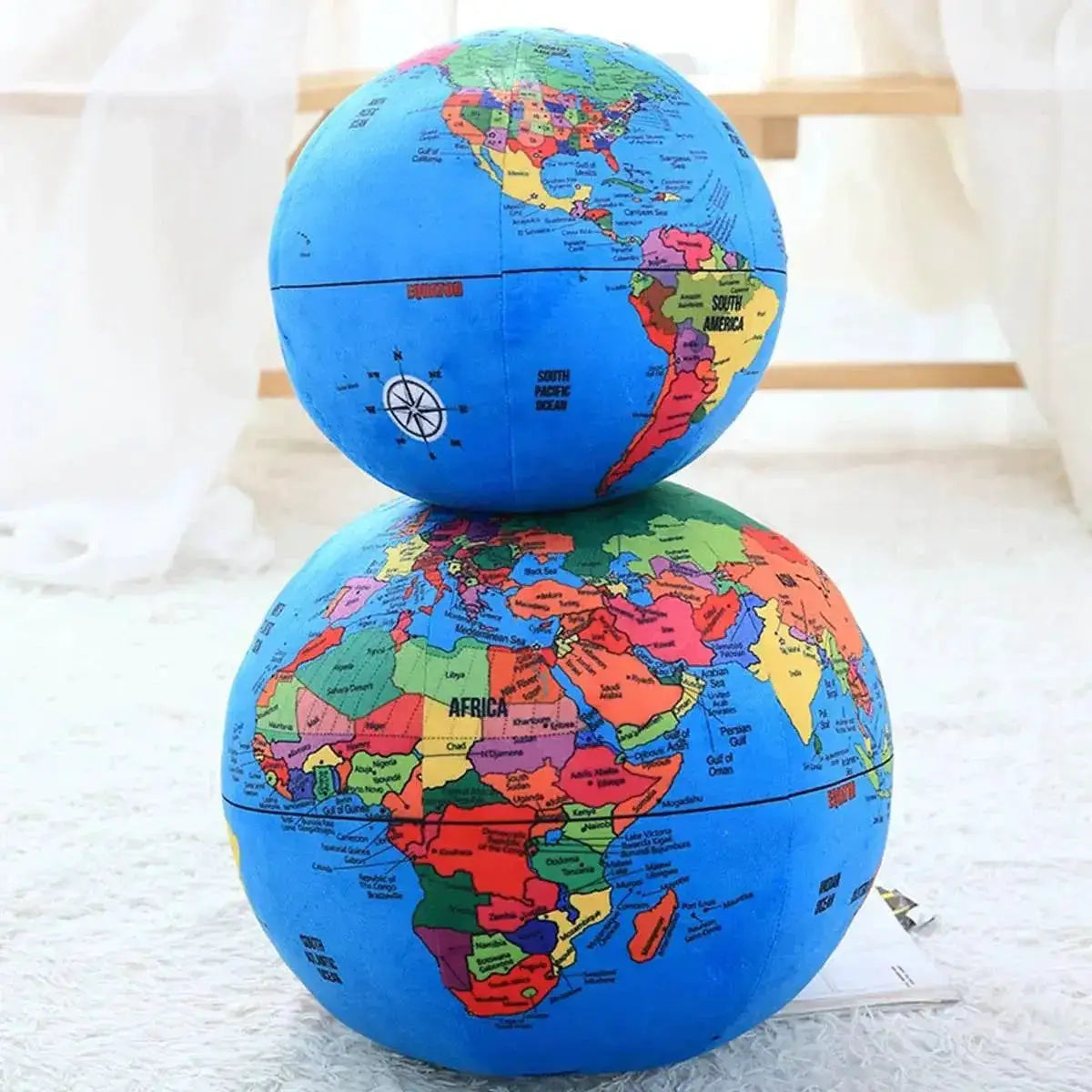 Plush Globe Toy 25 To 32cm Terrestrial Kawaii Gift For Kids - ToylandEU