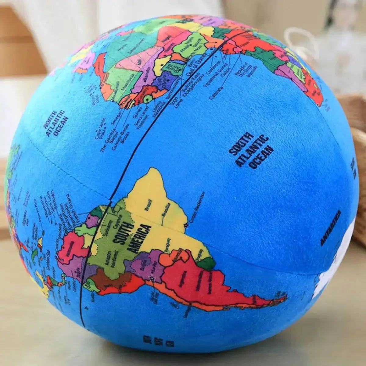 Plush Globe Toy 25 To 32cm Terrestrial Kawaii Gift For Kids - ToylandEU