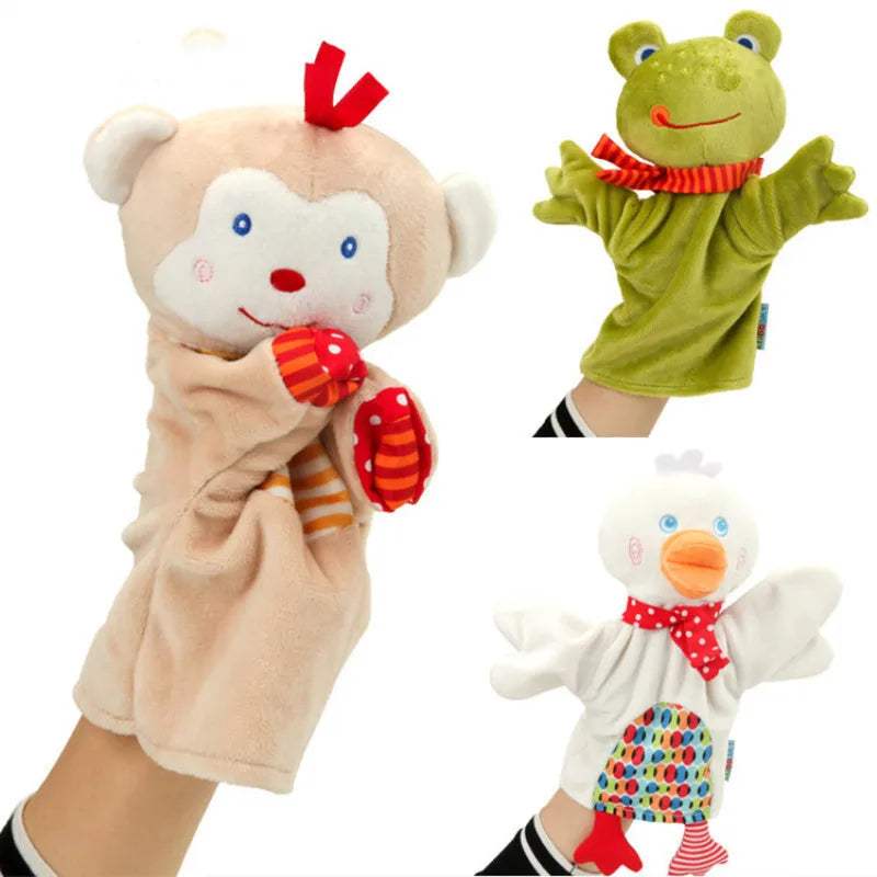 Plush Hand Puppet | 25cm Monkey Duck Pair | Toylandeu™