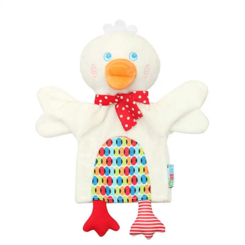 Plush Hand Puppet | 25cm Monkey Duck Pair | Toylandeu™