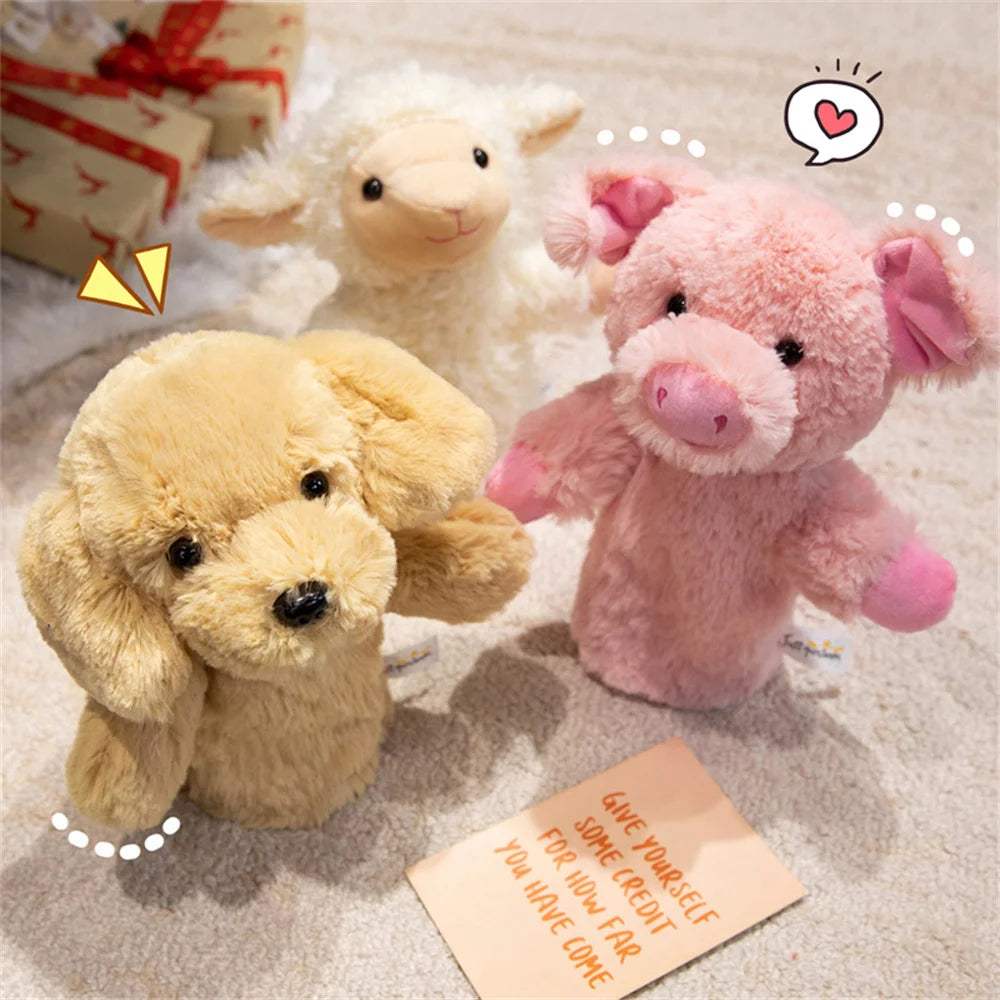 Plush Hand Puppets | 14 Animal Designs | Toylandeu™