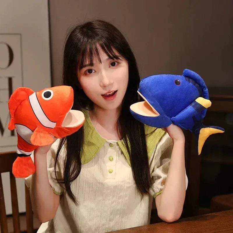 Plush Hand Puppets With Lifelike Animal Characters - ToylandEU