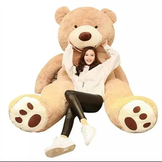  High Quality 130cm American Giant Bear Plush Skin Kawaii Bear Coat Soft Toys for Children (no filling) -  ToylandEU™