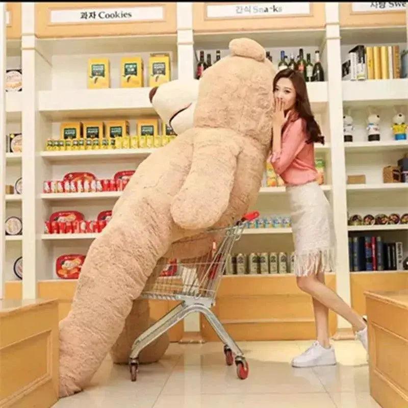  High Quality 130cm American Giant Bear Plush Skin Kawaii Bear Coat Soft Toys for Children (no filling) -  ToylandEU™
