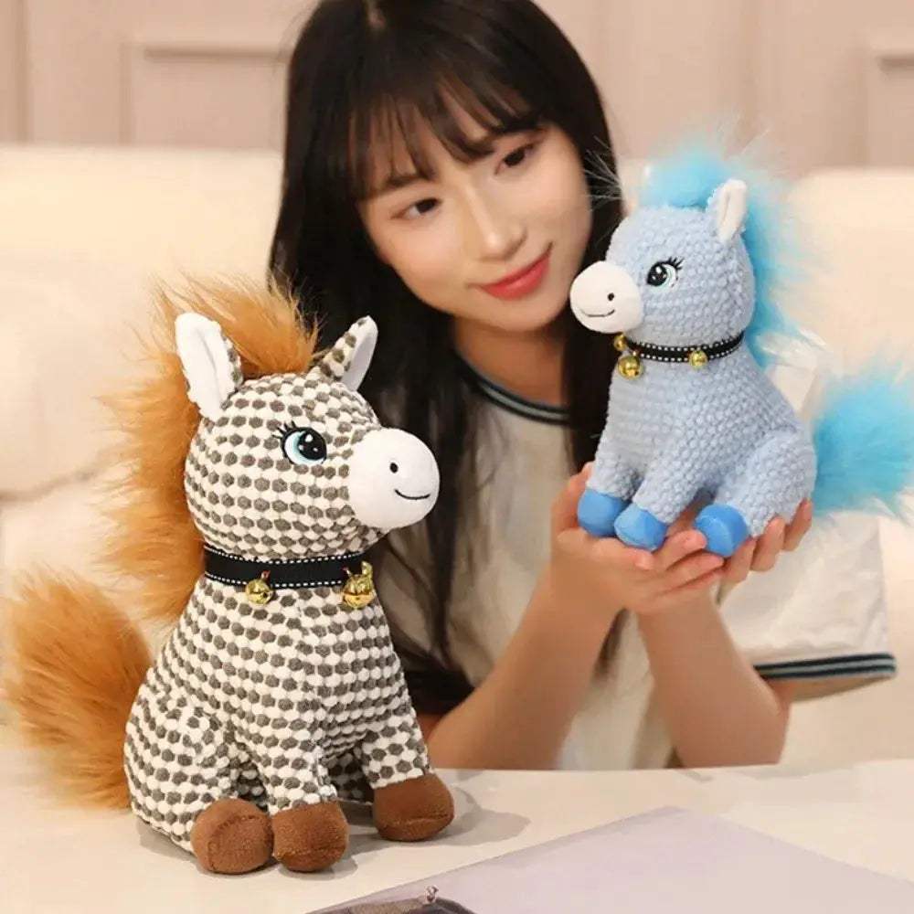 Plush Horse Mascot Bell Toy For Cute Zodiac Pony Gift - ToylandEU