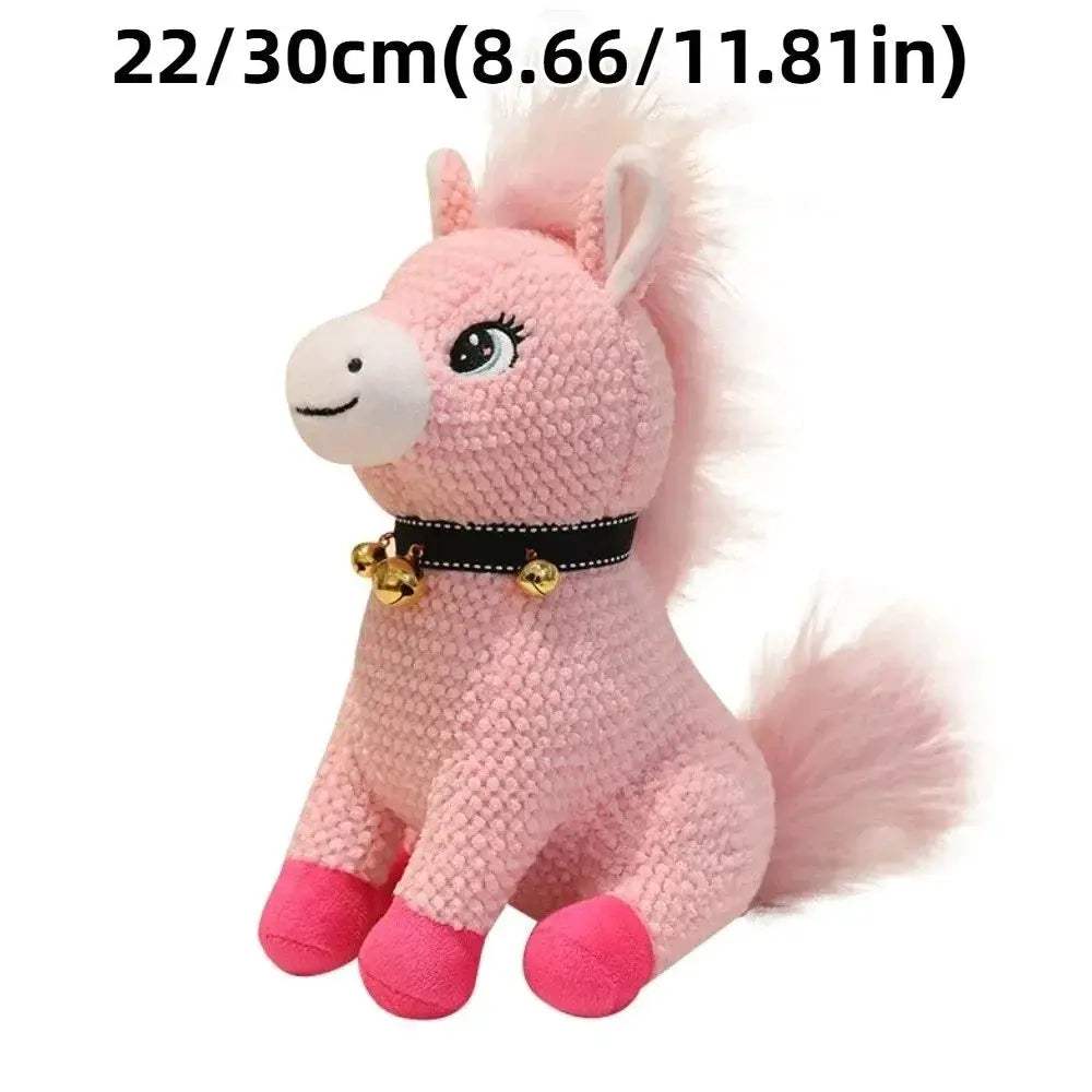 Plush Horse Mascot Bell Toy For Cute Zodiac Pony Gift - ToylandEU