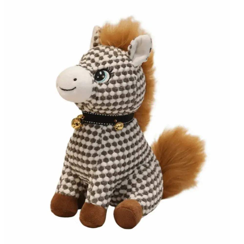 Plush Horse Mascot Bell Toy For Cute Zodiac Pony Gift - ToylandEU