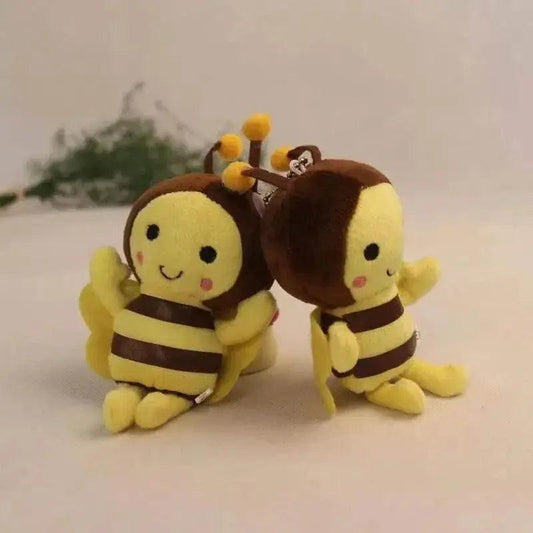  Charming 12cm Bee Plush Keychain - Adorable Anime Toy for Kids -  ToylandEU™