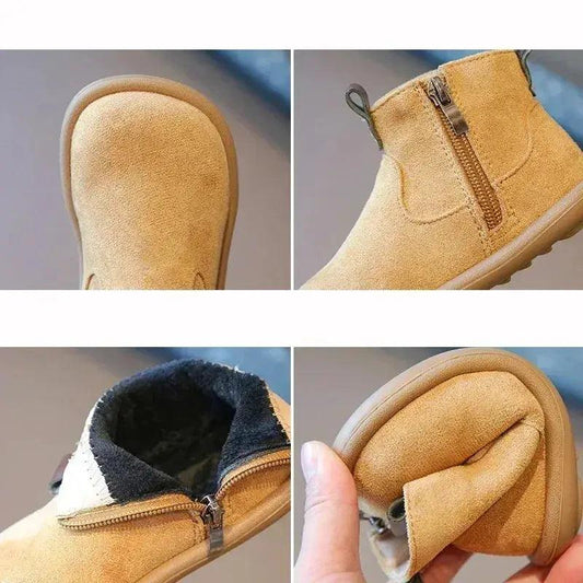  Kids Ankle Boots Winter Warmth Anti Slip Plush Lining -  ToylandEU™