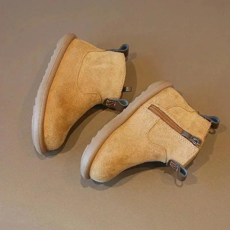  Kids Ankle Boots Winter Warmth Anti Slip Plush Lining -  ToylandEU™