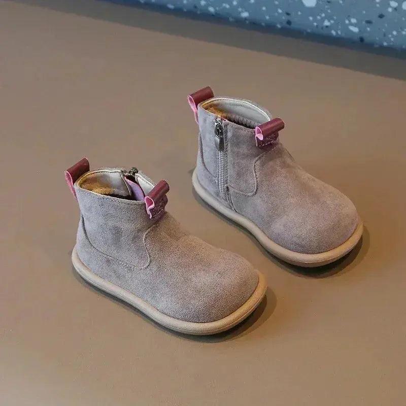  Kids Ankle Boots Winter Warmth Anti Slip Plush Lining -  ToylandEU™