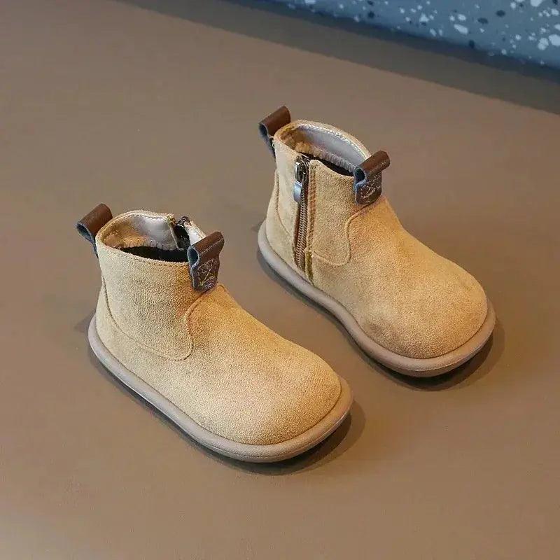  Kids Ankle Boots Winter Warmth Anti Slip Plush Lining -  ToylandEU™