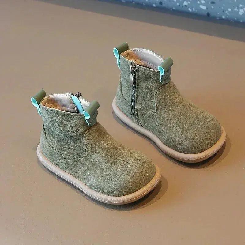  Kids Ankle Boots Winter Warmth Anti Slip Plush Lining -  ToylandEU™