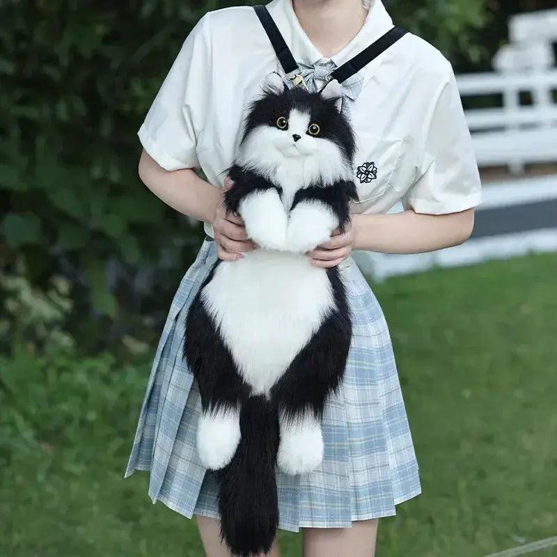  Plush Kitten Backpack Tuxedo Design Women | Zhejiang -  ToylandEU™