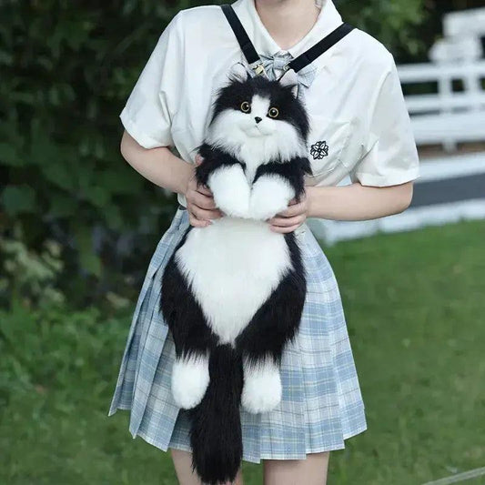  Plush Kitten Backpack Tuxedo Design Women | Zhejiang -  ToylandEU™