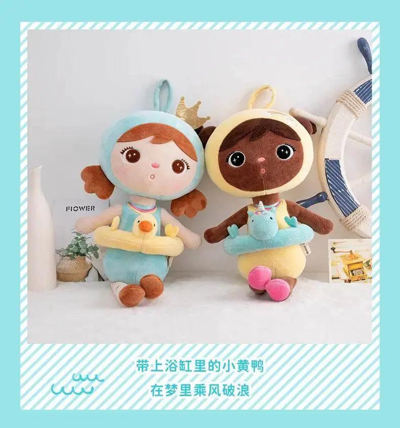  44CM Metoo Genuine Keppel Stuffed Dolls for Girls Soft Plush Black Dolls with Unicorn Ring -  ToylandEU™