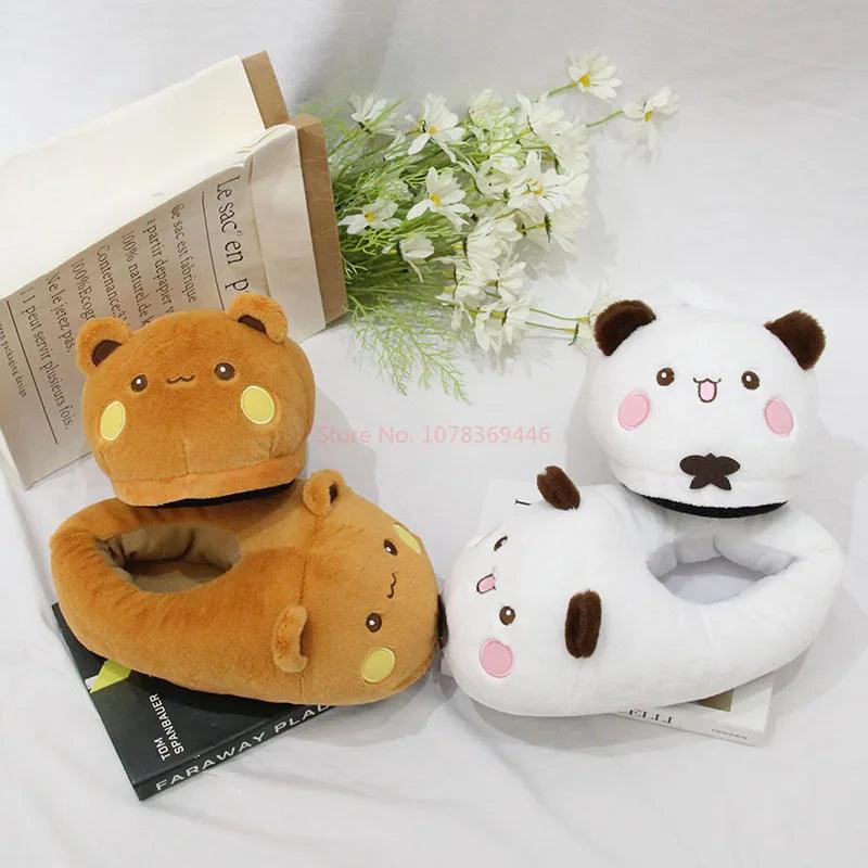 Plush Panda Slippers | Soft Cotton Lining | Toylandeu™