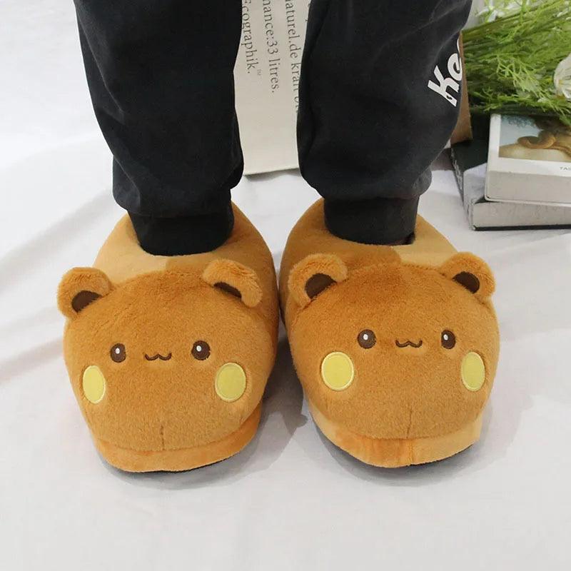 Plush Panda Slippers | Soft Cotton Lining | Toylandeu™