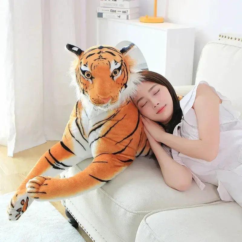  Giant Tiger Dog Plush Pillow Realistic Soft Toy Gift -  ToylandEU™