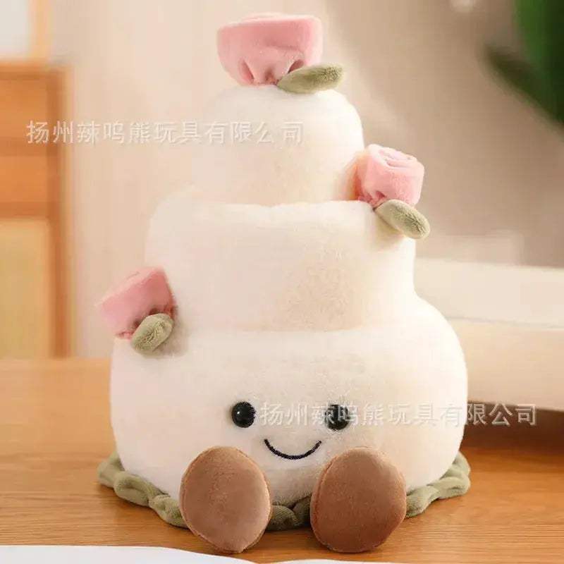 Plush Rose Bouquet Toy Soft Huggable Desk Decor Gift - ToylandEU