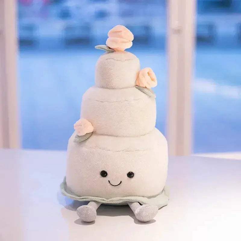 Plush Rose Bouquet Toy Soft Huggable Desk Decor Gift - ToylandEU