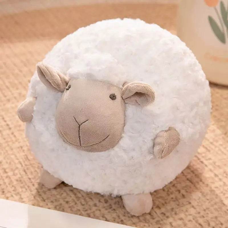 Plush Sheep Doll for Christmas and Thanksgiving Gift Cute Animal Toy Soft Ball 28cm - ToylandEU
