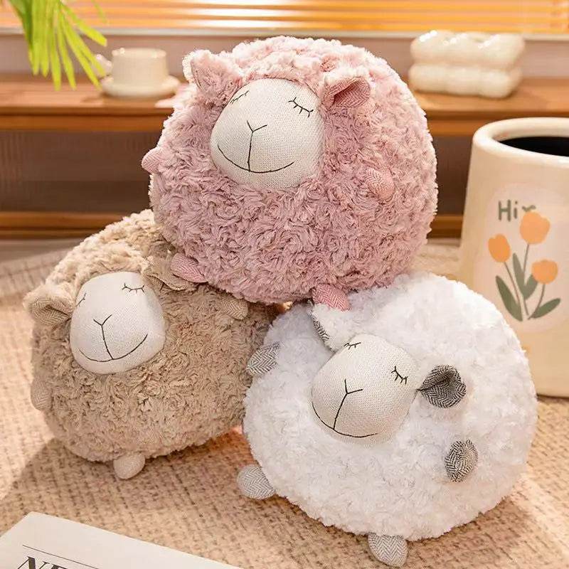 Plush Sheep Doll for Christmas and Thanksgiving Gift Cute Animal Toy Soft Ball 28cm - ToylandEU