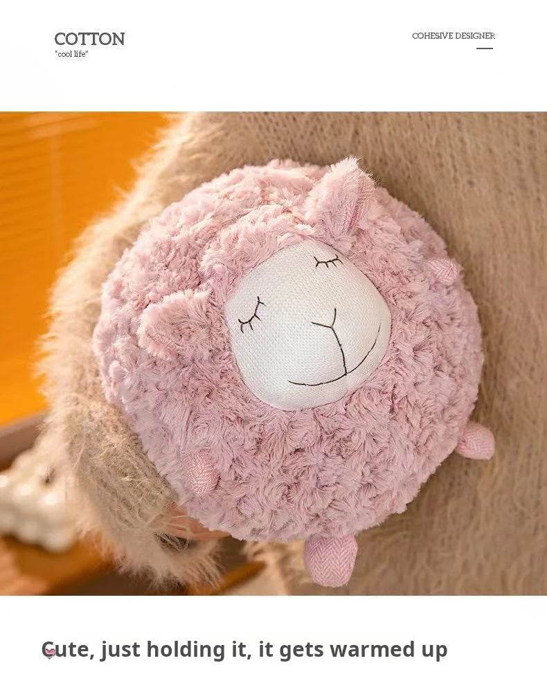 Plush Sheep Doll for Christmas and Thanksgiving Gift Cute Animal Toy Soft Ball 28cm - ToylandEU