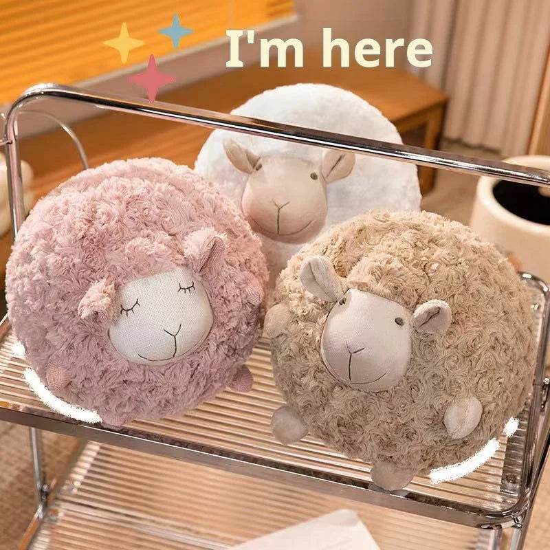 Plush Sheep Doll for Christmas and Thanksgiving Gift Cute Animal Toy Soft Ball 28cm - ToylandEU