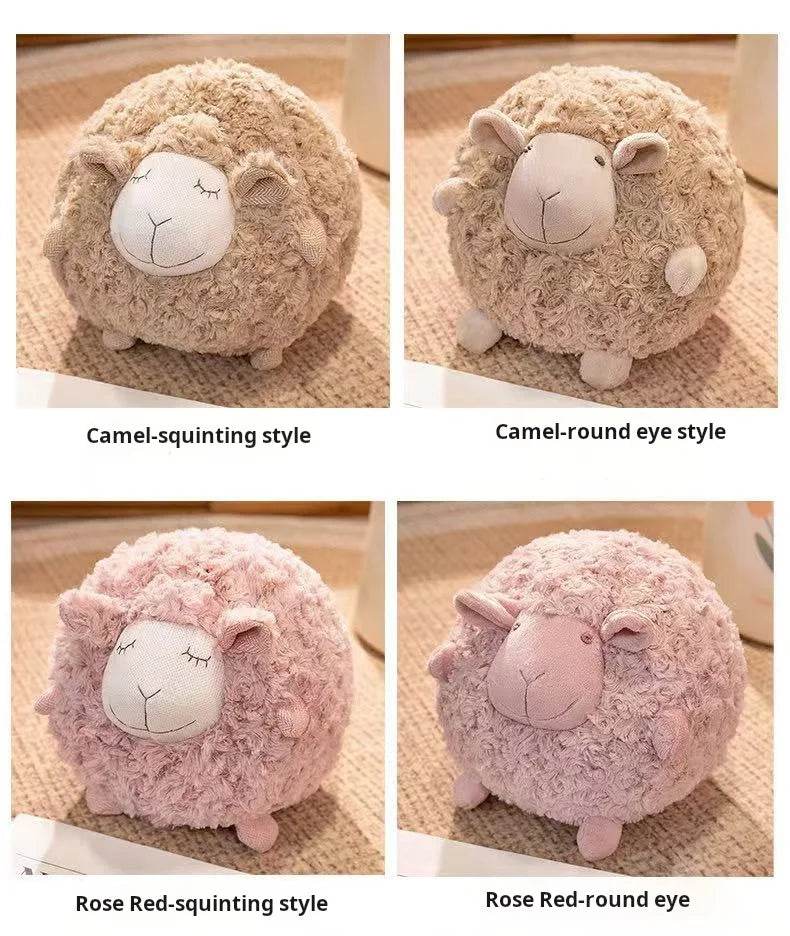 Plush Sheep Doll for Christmas and Thanksgiving Gift Cute Animal Toy Soft Ball 28cm - ToylandEU