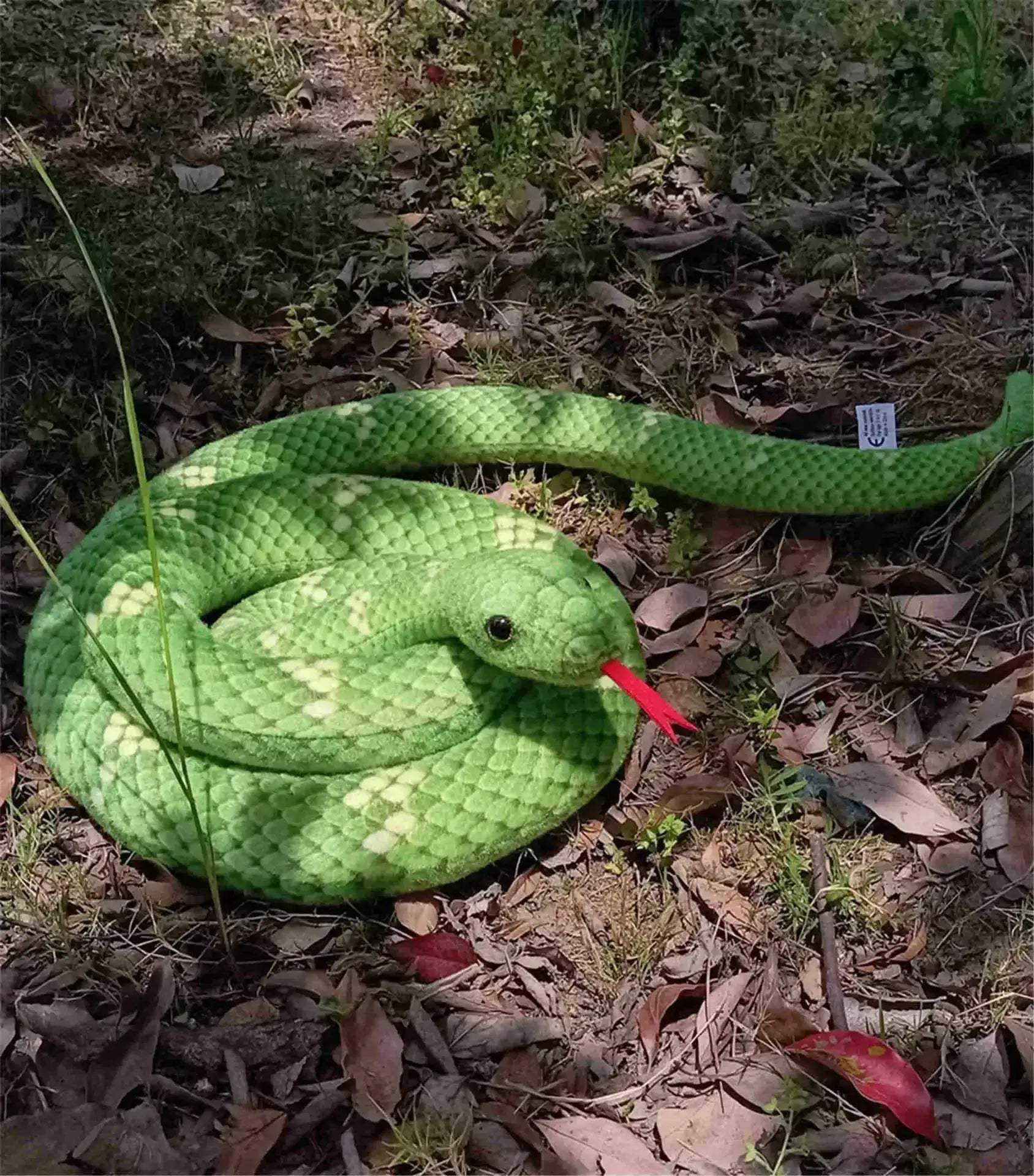 Plush Snake Toy Python Realistic Fake Snake Gift For Kids - ToylandEU