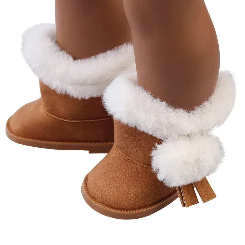 Plush Snow Boots For 18 Inch Dolls Our Generation Gift - ToylandEU