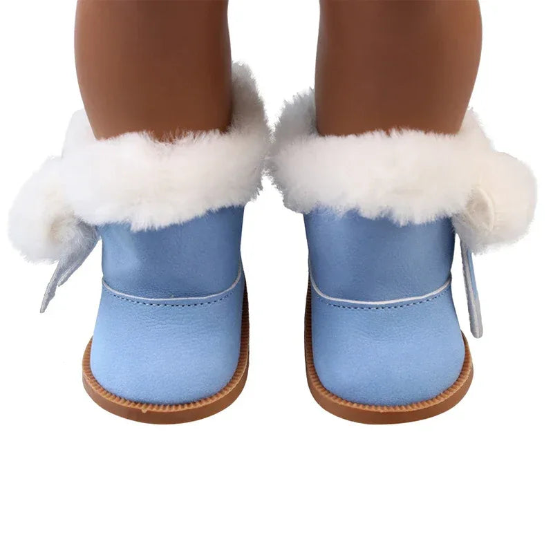 Plush Snow Boots For 18 Inch Dolls Our Generation Gift - ToylandEU