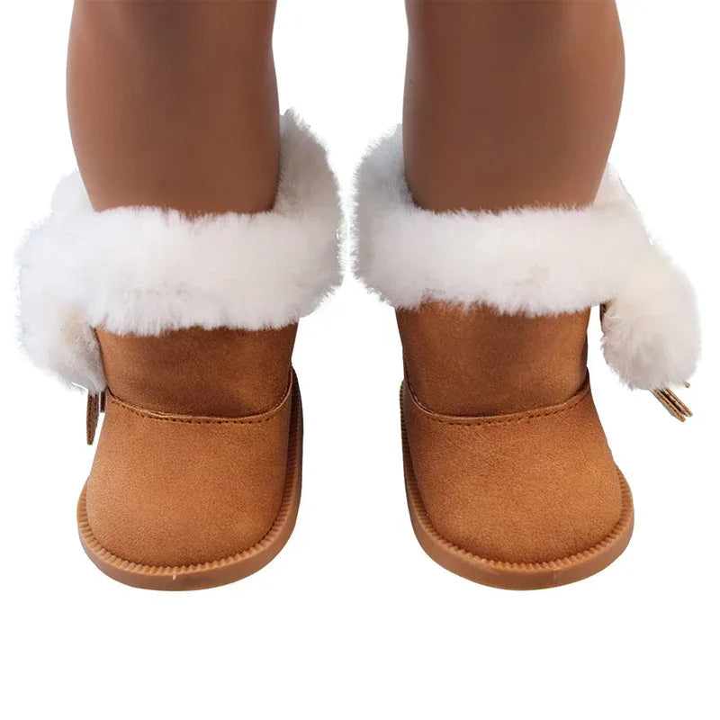 Plush Snow Boots For 18 Inch Dolls Our Generation Gift - ToylandEU