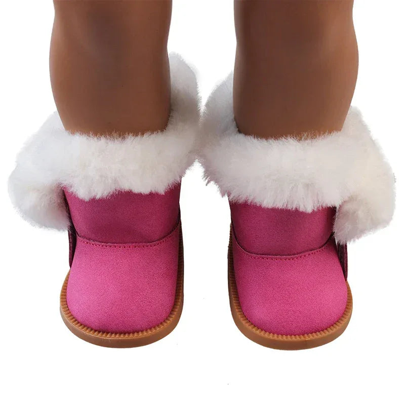 Plush Snow Boots For 18 Inch Dolls Our Generation Gift - ToylandEU