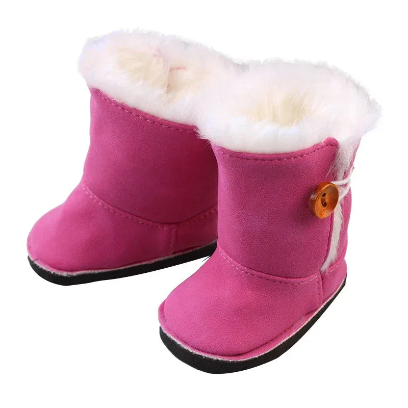 Plush Snow Boots For 18 Inch Dolls Our Generation Gift - ToylandEU