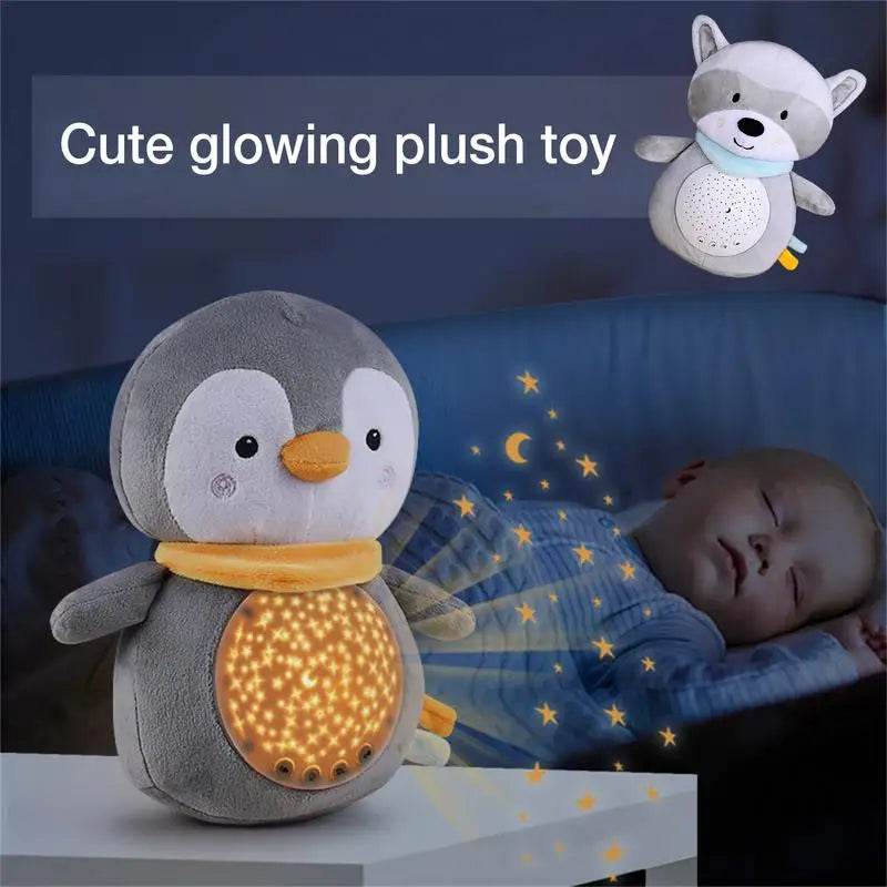 Plush Star Projector Bear: Soothing LED Night Light for Kids - ToylandEU