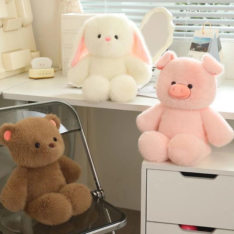  Plush Toy | 30cm Bear Rabbit Pig Plush | Toylandeu™ 