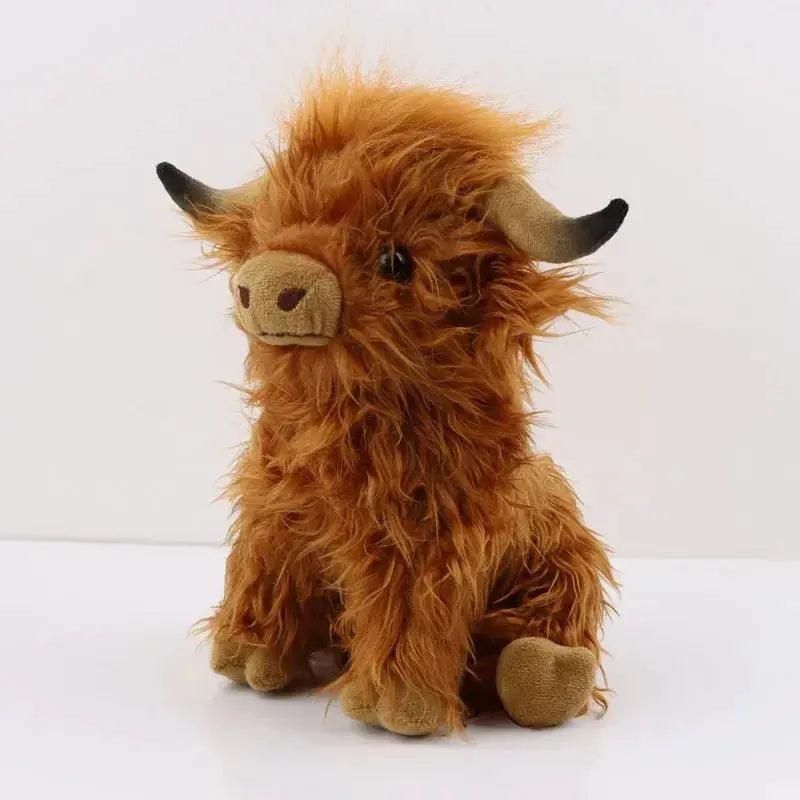  Highland Cow Plush Toy 30cm Soft Stuffed Gift for Kids -  ToylandEU™