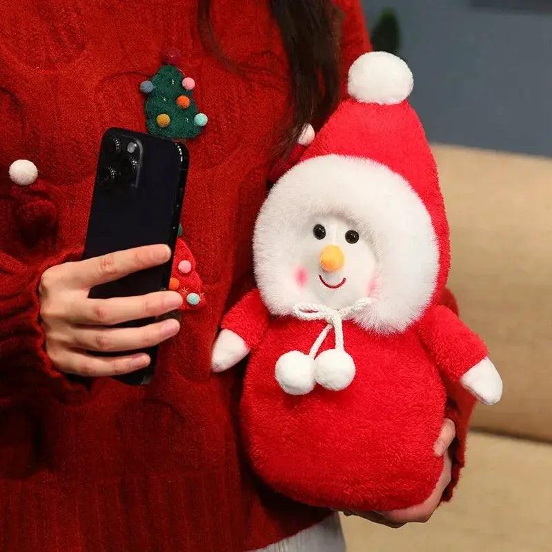  Kawaii Snowman Plush Toy Dress Up 35cm Deluxe Gift -  ToylandEU™