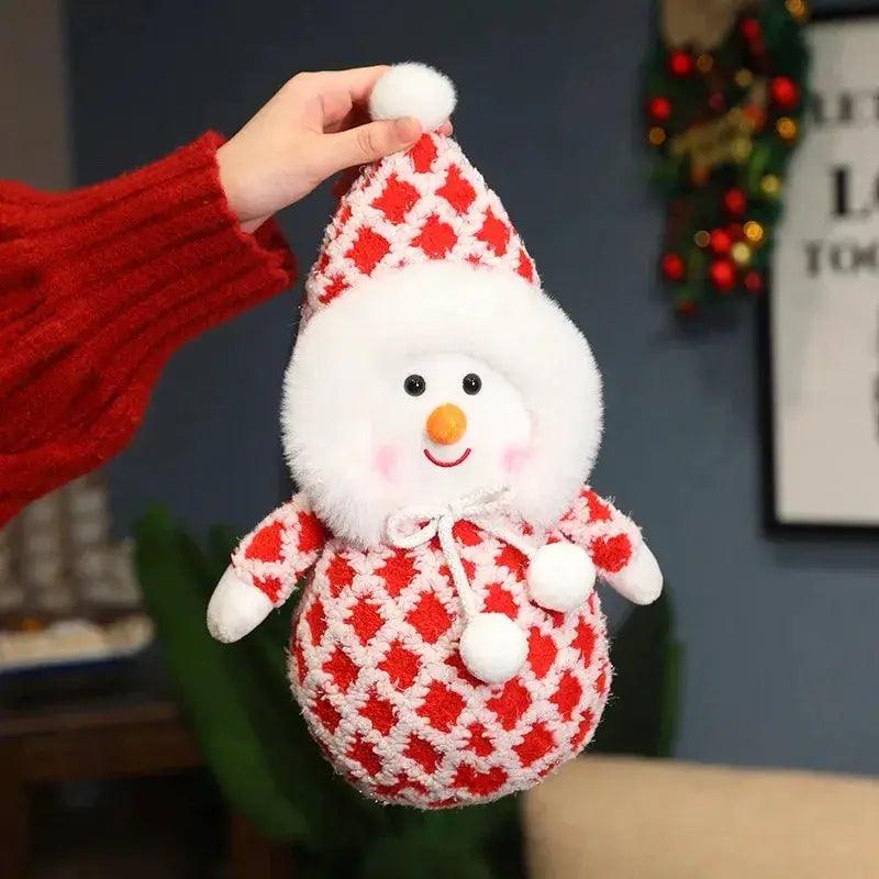  Kawaii Snowman Plush Toy Dress Up 35cm Deluxe Gift -  ToylandEU™