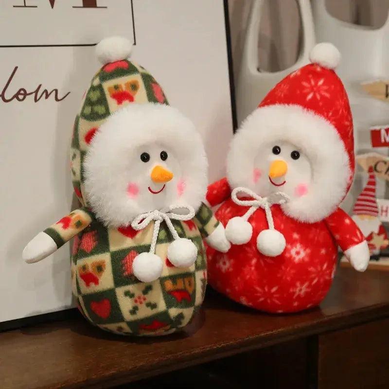  Kawaii Snowman Plush Toy Dress Up 35cm Deluxe Gift -  ToylandEU™