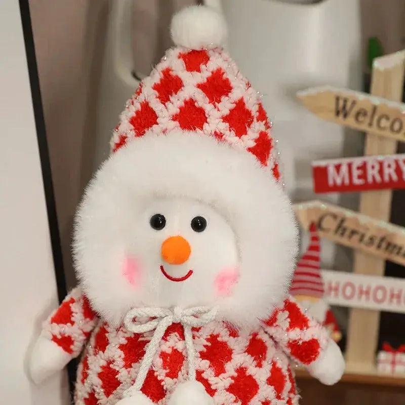  Kawaii Snowman Plush Toy Dress Up 35cm Deluxe Gift -  ToylandEU™
