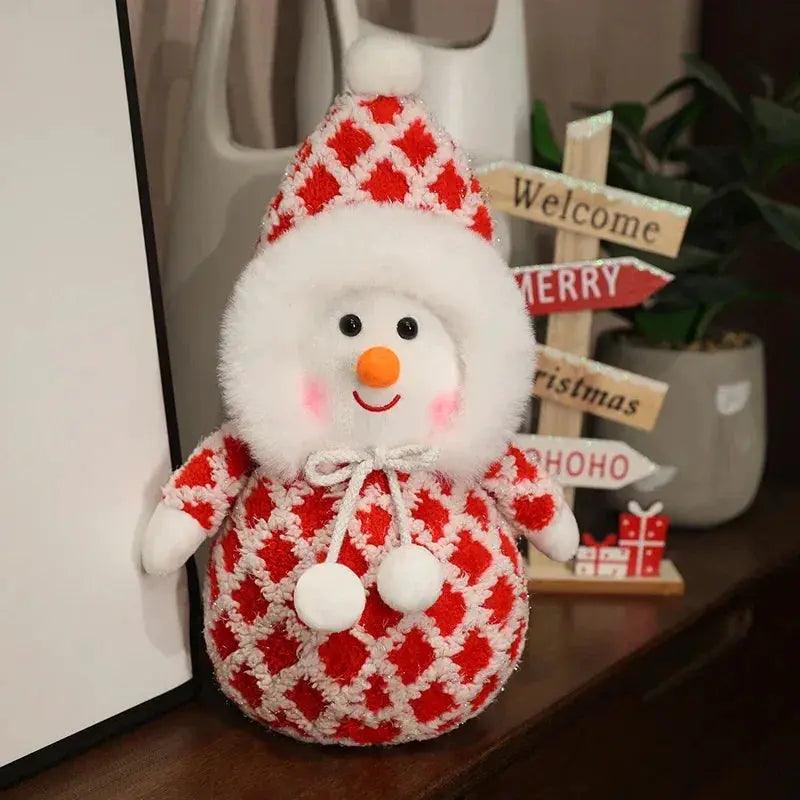  Kawaii Snowman Plush Toy Dress Up 35cm Deluxe Gift -  ToylandEU™