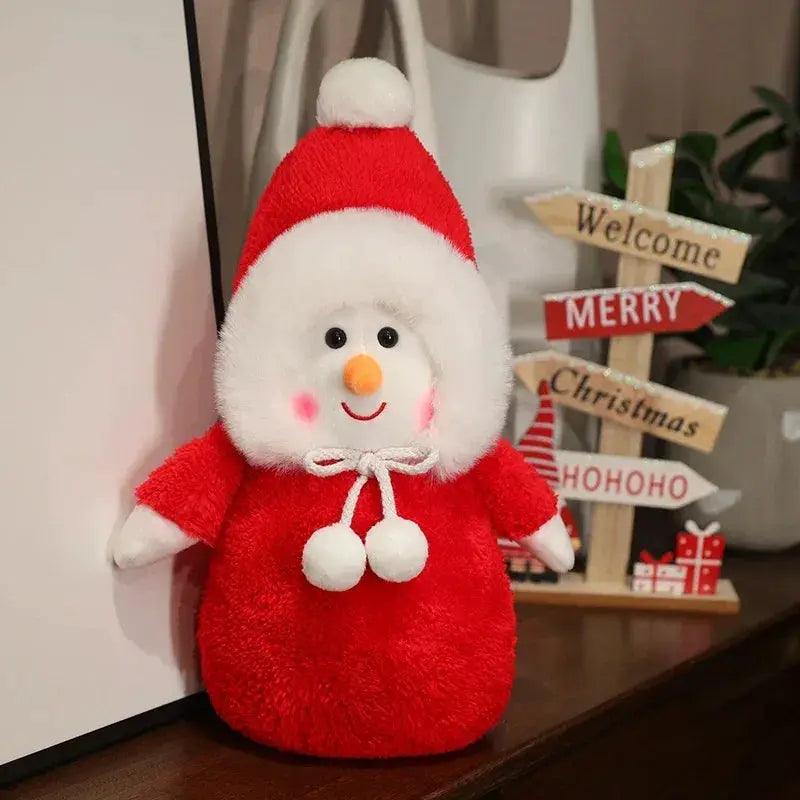  Kawaii Snowman Plush Toy Dress Up 35cm Deluxe Gift -  ToylandEU™