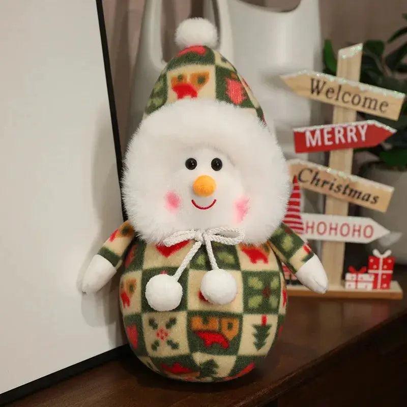  Kawaii Snowman Plush Toy Dress Up 35cm Deluxe Gift -  ToylandEU™