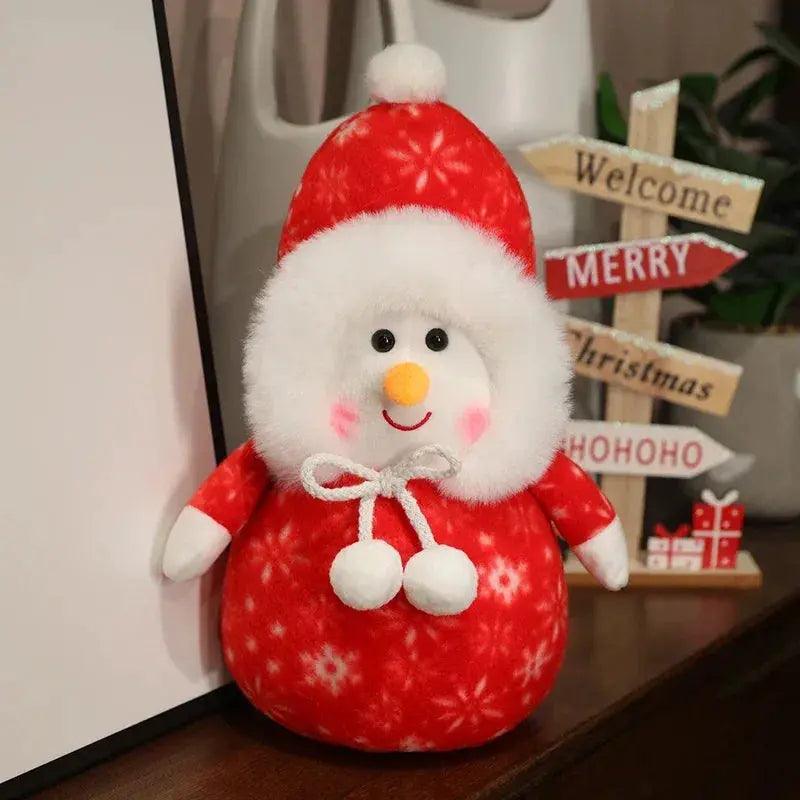  Kawaii Snowman Plush Toy Dress Up 35cm Deluxe Gift -  ToylandEU™